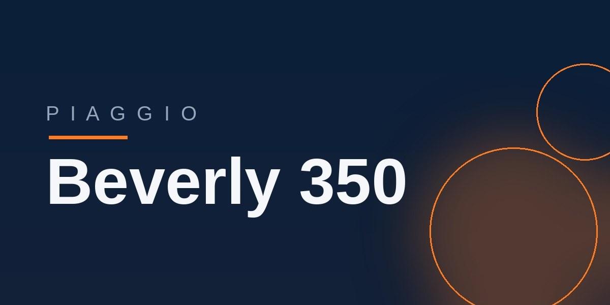 Piaggio Beverly 350