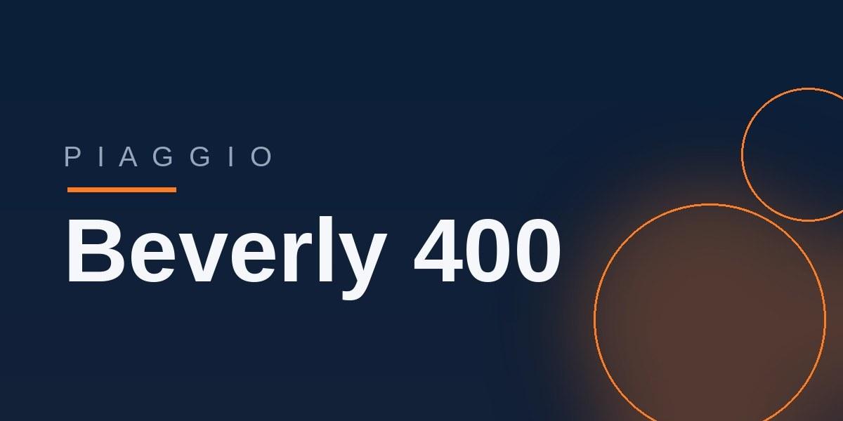 Piaggio Beverly 400